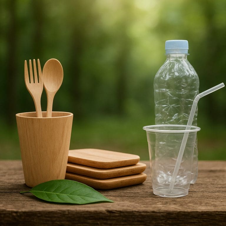 Jakie są ekologiczne korzyści z używania drewna zamiast plastiku